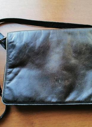 Кожаная сумка кроссбоди через плечо nova leathers1 фото