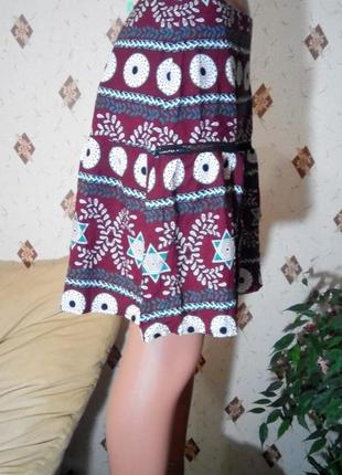 Стильная  вискозная юбка boohoo3 фото