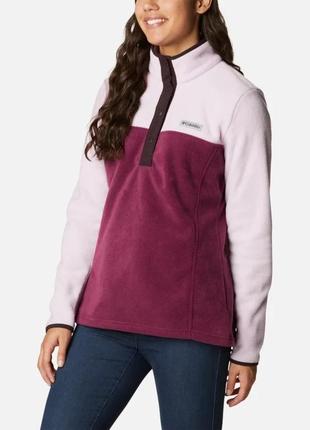 Пуловер женский флисовый columbia sportswear benton springs 1/2 snap fleece кофта5 фото