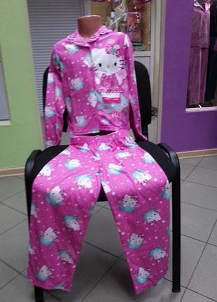 Флисовая пижама с китти