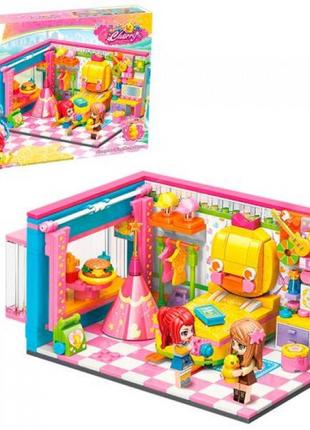 Конструктор qman 31013 комната-студия девочки,  356 деталей