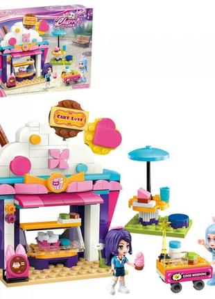 Конструктор для дівчинки qman 2028 кафе-кондитерська 240 дітей
