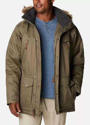 Чоловіча куртка columbia sportswear barlow pass 550 turbodown jacket пальто з капюшоном