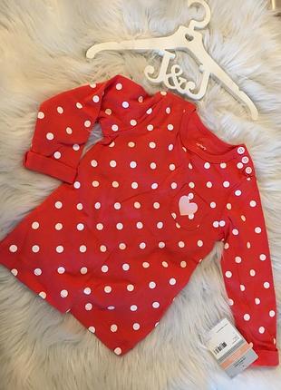 Кофточка реглан на дівчинку carters 2t 88-93см