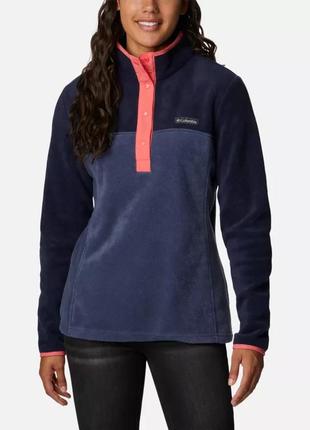 Пуловер женский флисовый columbia sportswear benton springs 1/2 snap fleece кофта