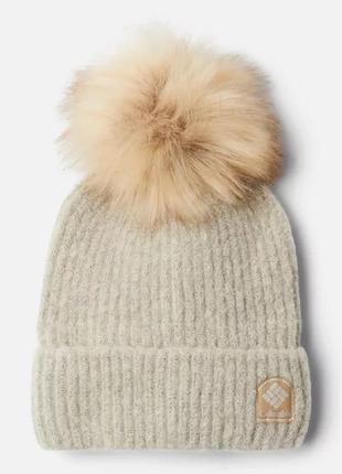 Женская шапка columbia sportswear winter blur pom pom beanie