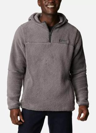 Мужской пуловер columbia sportswear rugged ridge iii sherpa pullover толстовка