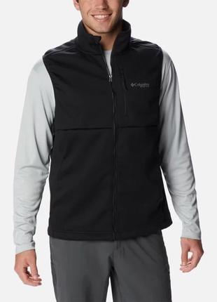 Мужской жилет columbia sportswear pfg terminal stretch softshell vest безрукавка