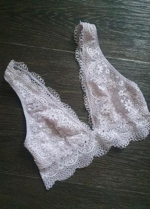 Гарний мереживний бюстик топ victoria's secret