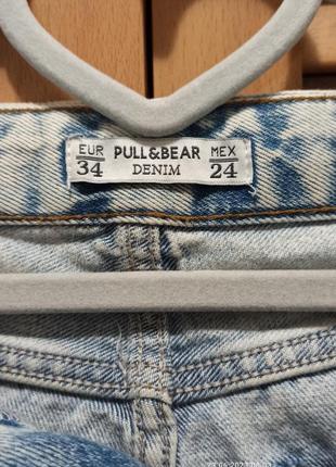 Женские джинсовые шорты pull &amp; bear2 фото