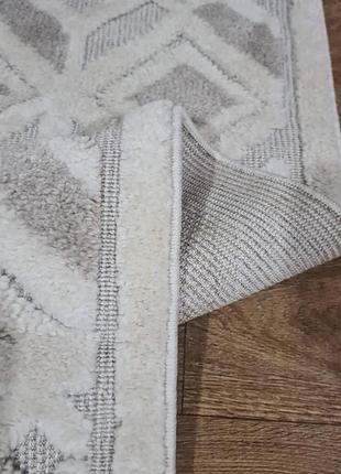 Килим круглий 1.6х1.6м kendi 0525 бежевий