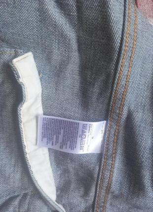 Стильная джинсовка джинсовая куртка с вышивкой на спине от gap9 фото