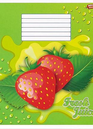 Зошит кольоровий 12 аркушів, клітинка