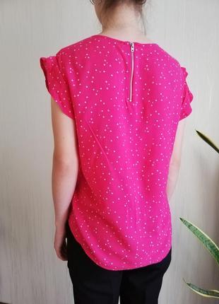 Розовая блуза со звездами2 фото