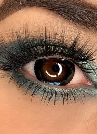Цветные контактные линзы lolly black 15 mm