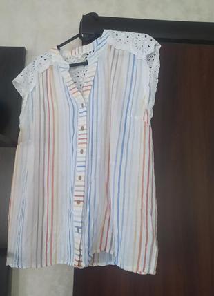 Сорочка в полоску святкова5 фото