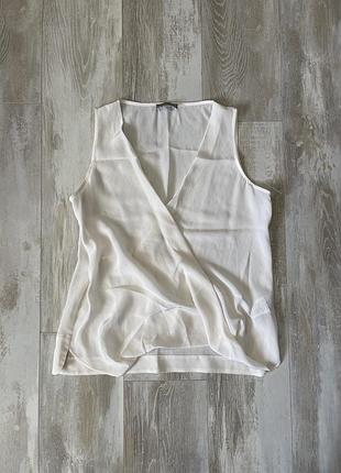 Шелковая блуза топ на запах бренд hunkydory