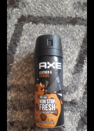 Дезодорант axe leather & cookies спрей 150 мл