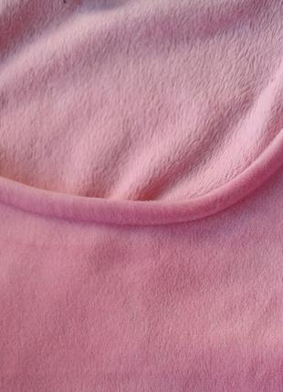 Подовжений велюровий рожевий світшот, сукня світшот esmara батал6 фото