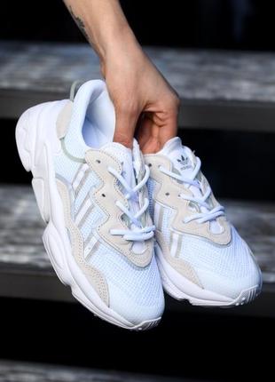 Кроссовки adidas ozweego white