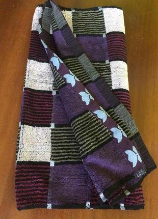 М'яке махровий рушник у клітину на 50 100 см