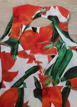 Продам жіноче літнє плаття, яскравий квітковий принт, р.xs-s, віскоза2 фото