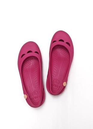 Crocs w 10 оригинальные кроксы балетки мюли шлёпки