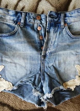 Джинові шорти topshop