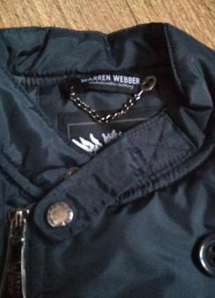 Дуже якісна молодіжна брендовий демі куртка warren webber, р. м4 фото