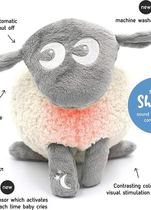 Интерактивная игрушка, ewan deluxe with shush, серый | подарок помощи для сна для малышей и малышей3 фото