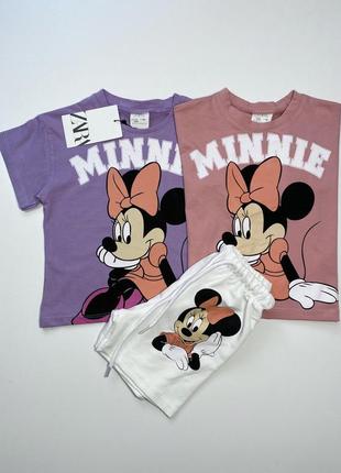 Комплект футболка та шорти для дівчинки