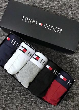 Мужские боксеры tommy hilfiger трусы , плавки в подарочном наборе
