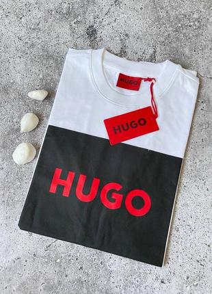 Мужская футболка hugo boss люкс качества