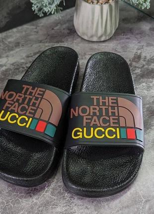 Тапочки в стиле the north face gucci5 фото