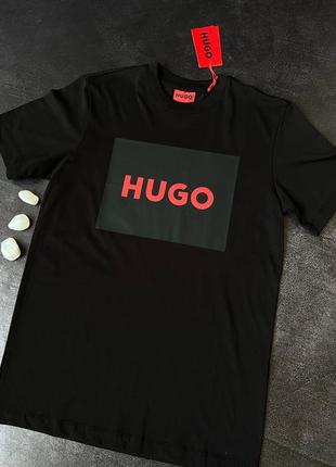 Мужская футболка hugo boss люкс качества