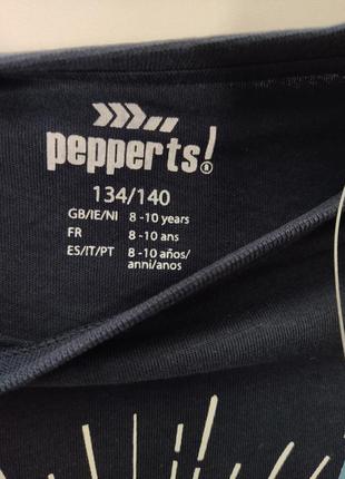 Хлопковая футболка для мальчика, 134 140 см, pepperts, нитевичка3 фото