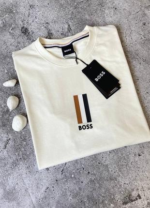 Мужская футболка hugo boss люкс качества