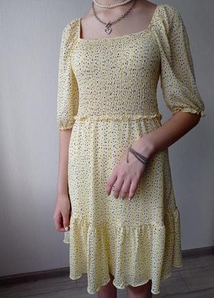 Платье, платье с объемным рукавом: с воланами4 фото