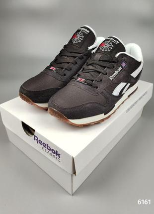 Кроссовки reebok classic brown3 фото