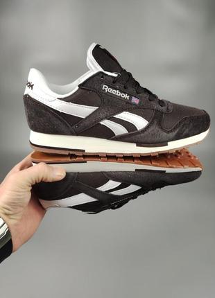 Кроссовки reebok classic brown2 фото