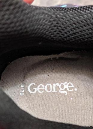 Прочные кожаные кроссовки от george 9