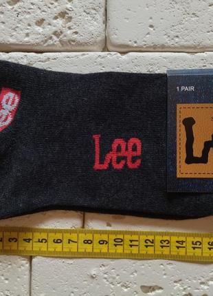 Спортивные укороченные носки серого цвета унисекс lee5 фото