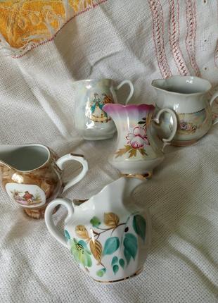 Молочники, сливочники, соусники