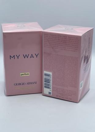 Armani my way parfum 90ml арманы giorgio май вей жэнкие духи парфюм утомительный женский парфюм стойки4 фото