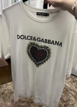 Футболка dolce&amp;gabanna оригинал б/у