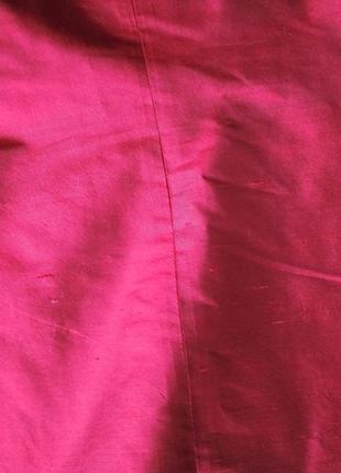 Эффектный пурпурный жакет шелк7 фото
