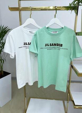 Розкішна жіноча футболка в стилі jil sander
