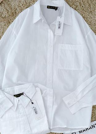 Базова біла сорочка оверсайз