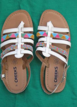 Creeks (37) кожаные сандалии женские