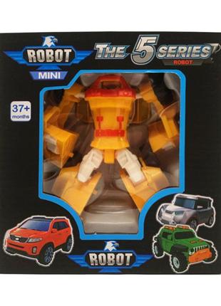 Игровой трансформер транспорт tobot w339, 12 видов (оранжевый)